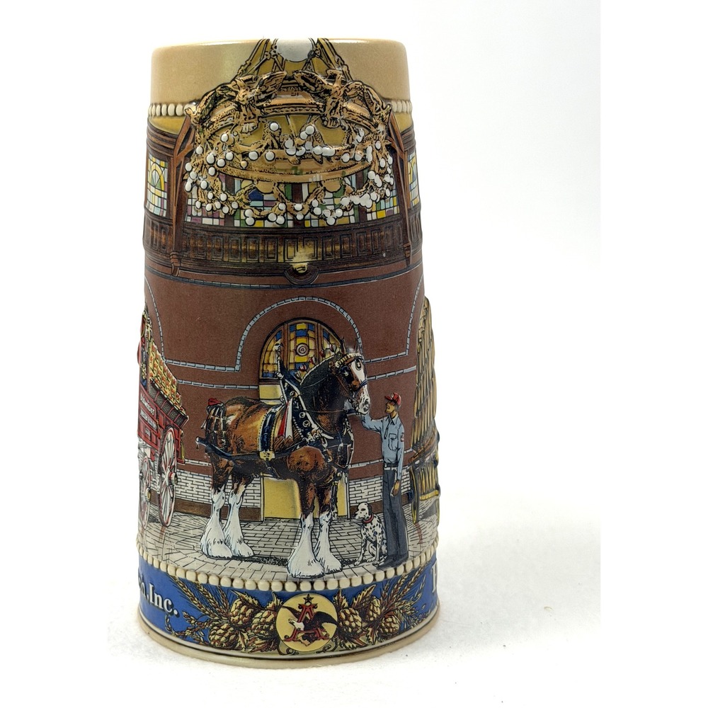 Budweiser Holiday Stein 7"